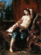Eugene Delacroix Odalisque oil painting reproduction